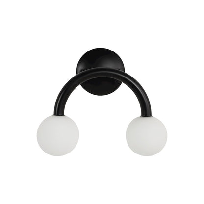Santo 10.5" Height Wall Sconces, Matte Black
