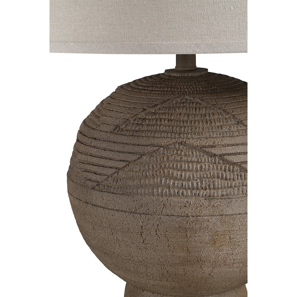 Malya 25.5" Height Table Lamps, Textured Brown