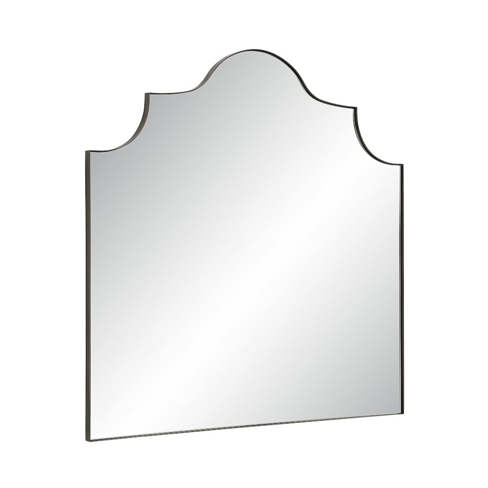 Eleanora 40" H x 40" W Wall Mirror, Aged Brass