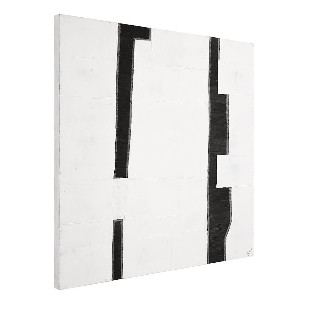 Paris 48" Wide Wall Art, Black