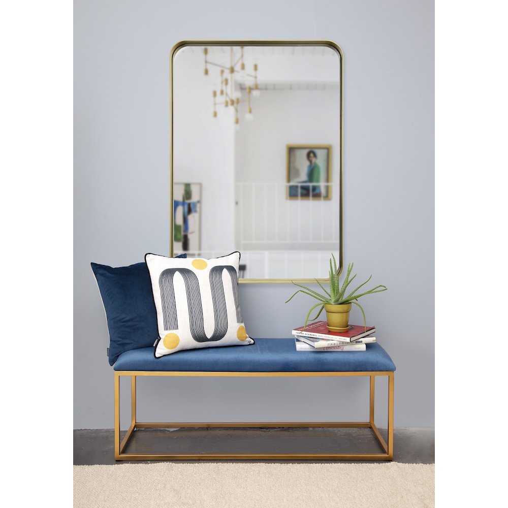 Barton 30 in. x 42 in. Rectangular Framed Mirror