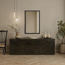 Kauri 35" H x 22" W Wall Mirror, Black