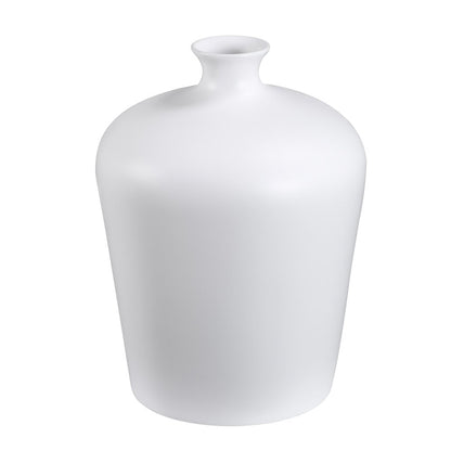 Alfano  Indoor Ceramic Vase, Matte White