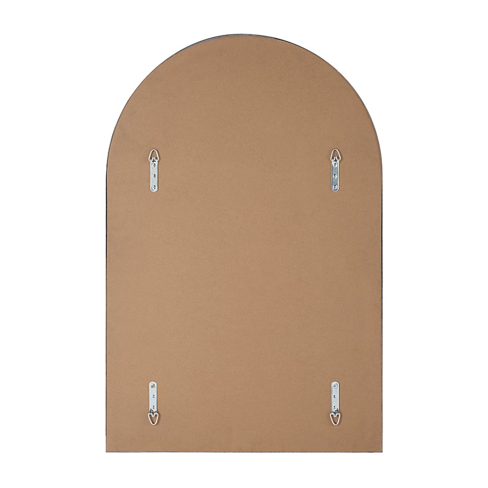 Plaka 36" H x 24" W Wall Mirror, Grey