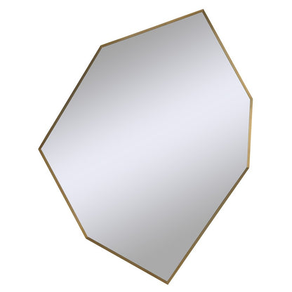 Devika 41 x 31 Geometric,Irregular Framed Mirror
