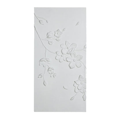Beaudelaire 20" Wide Wall Decor, Matte White