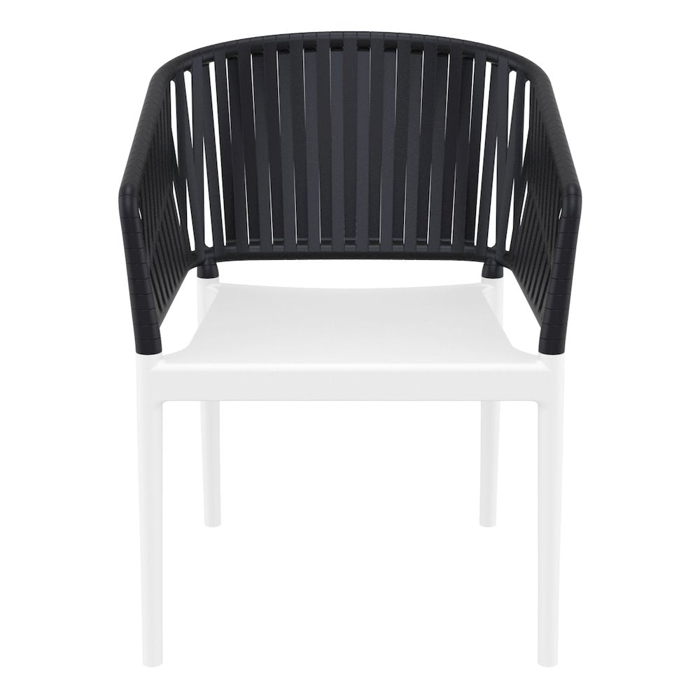 Portofino Armchair White-Black