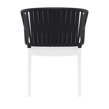 Portofino Armchair White-Black