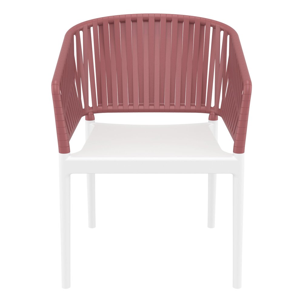 Portofino Armchair White-Marsala