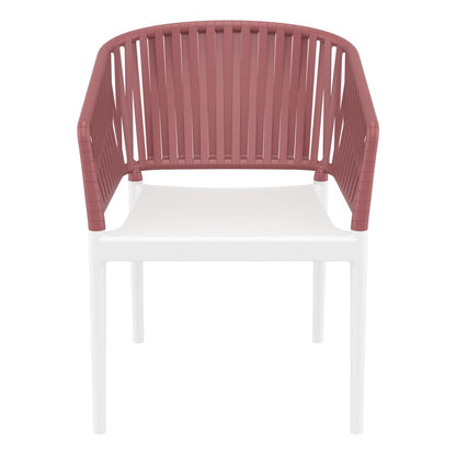 Portofino Armchair White-Marsala