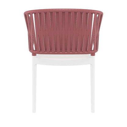 Portofino Armchair White-Marsala