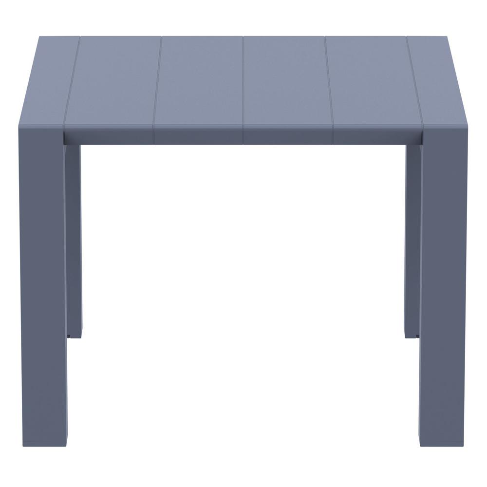 Vegas Dining Table 39 inch to 55 inch Extendable Table Dark Gray