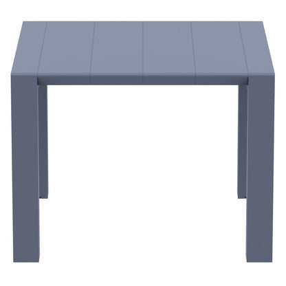 Vegas Dining Table 39 inch to 55 inch Extendable Table Dark Gray