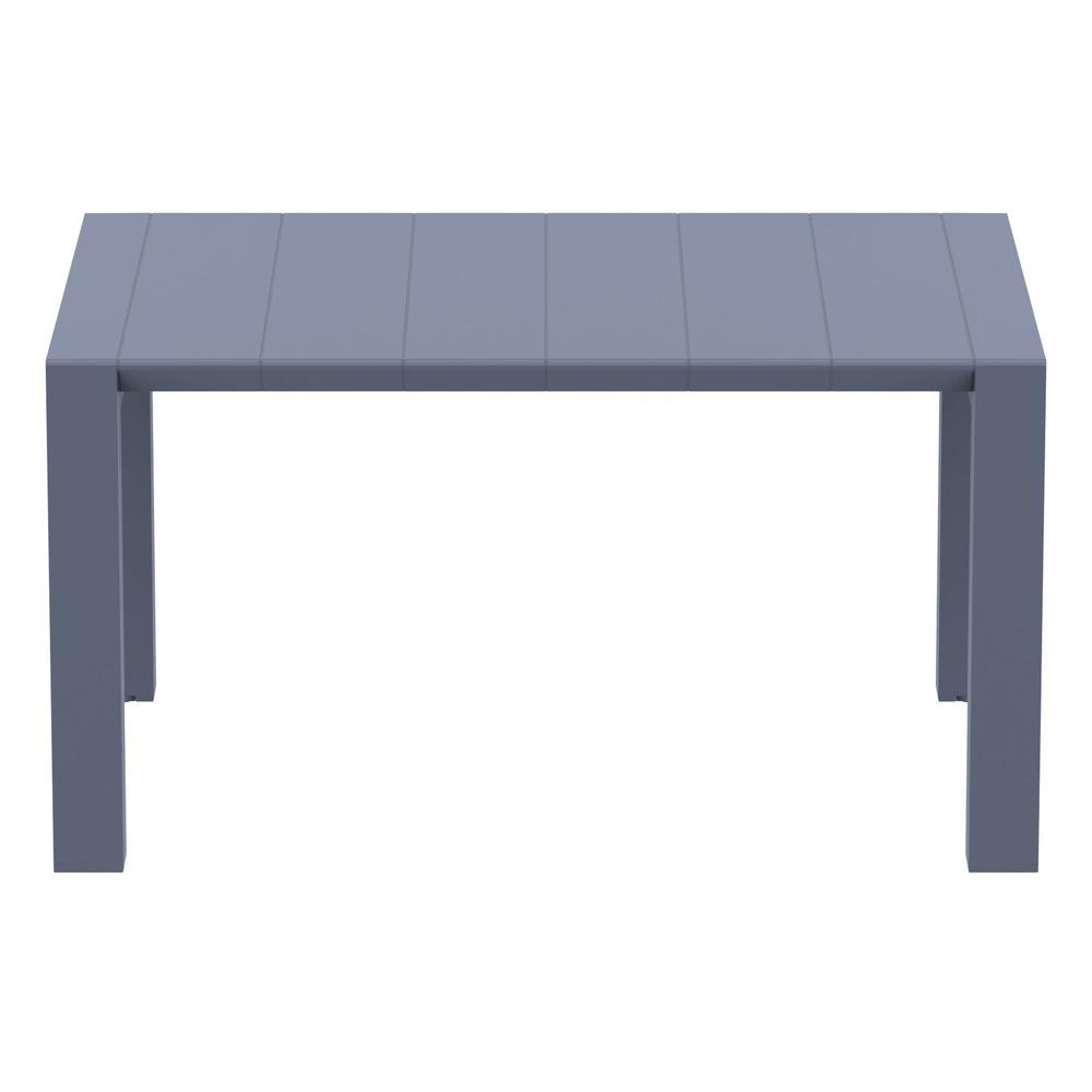 Vegas Dining Table 39 inch to 55 inch Extendable Table Dark Gray