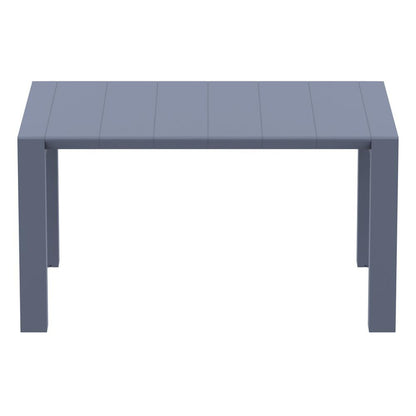 Vegas Dining Table 39 inch to 55 inch Extendable Table Dark Gray
