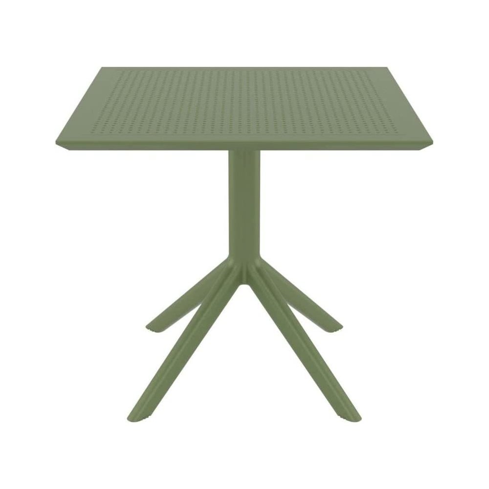 Sky Square Table 31 inch Olive Green