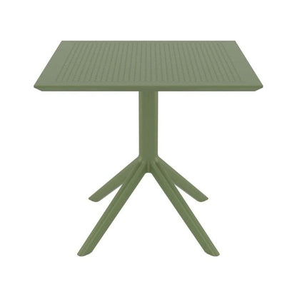 Sky Square Table 31 inch Olive Green
