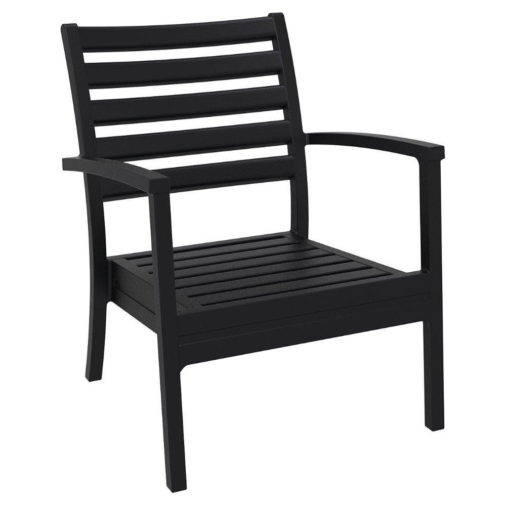 Artemis XL Club Chair Black, Set of 2