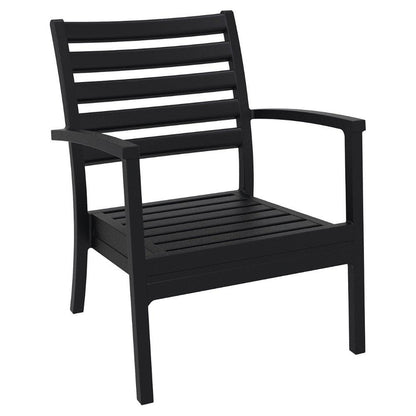 Artemis XL Club Chair Black, Set of 2