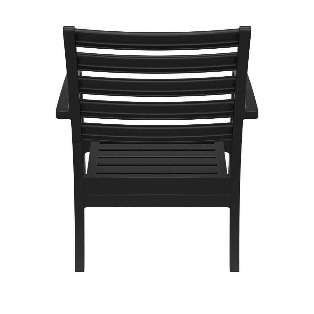 Artemis XL Club Chair Black, Set of 2