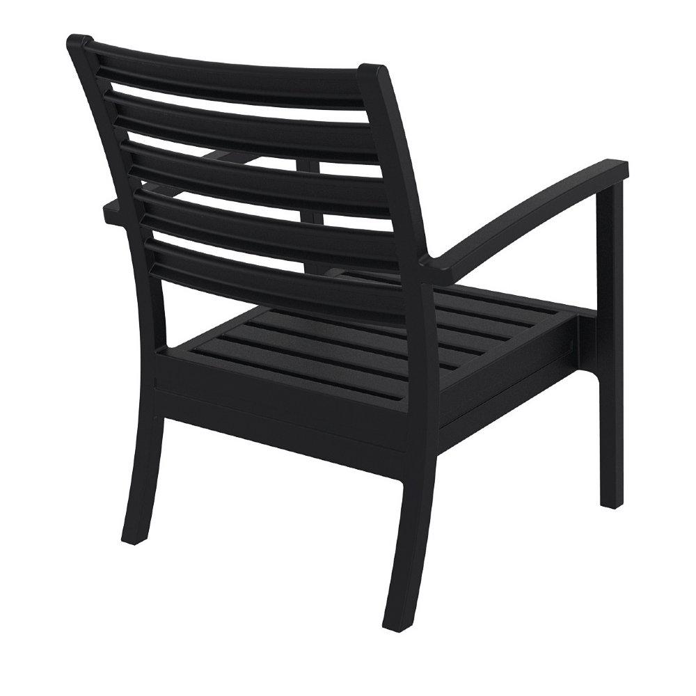 Artemis XL Club Chair Black, Set of 2