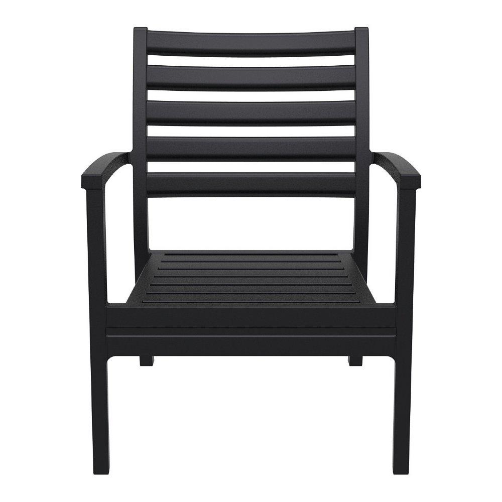 Artemis XL Club Chair Black, Set of 2