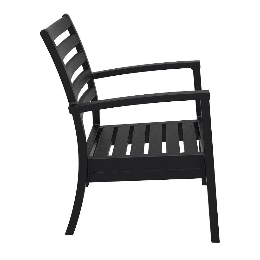 Artemis XL Club Chair Black, Set of 2