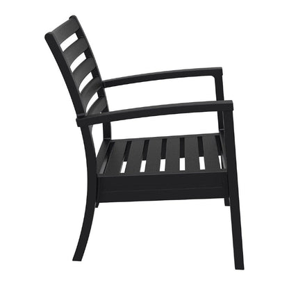 Artemis XL Club Chair Black, Set of 2