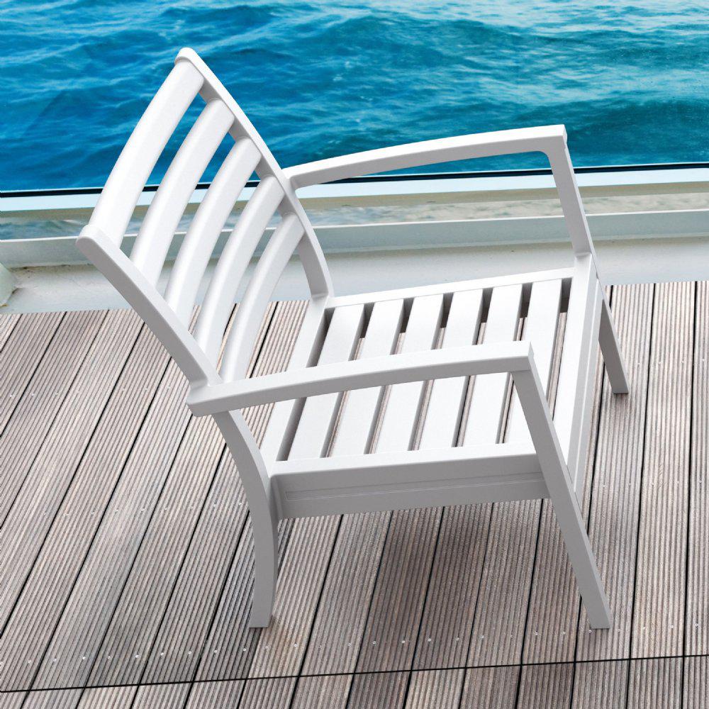 Artemis XL Club Chair White, Set of 2