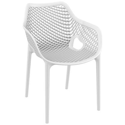 Air XL Extension Dining Set 5 Piece White