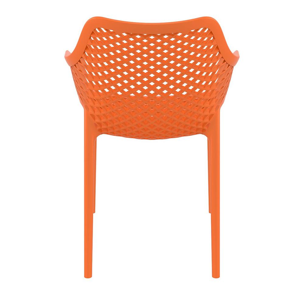 Outdoor Dining Arm Chair, Set of 2, Orange, Belen Kox