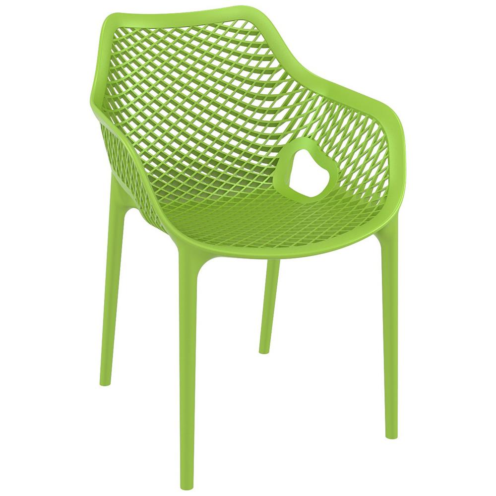 Outdoor Dining Arm Chair, Set of 2, Tropical Green, Belen Kox