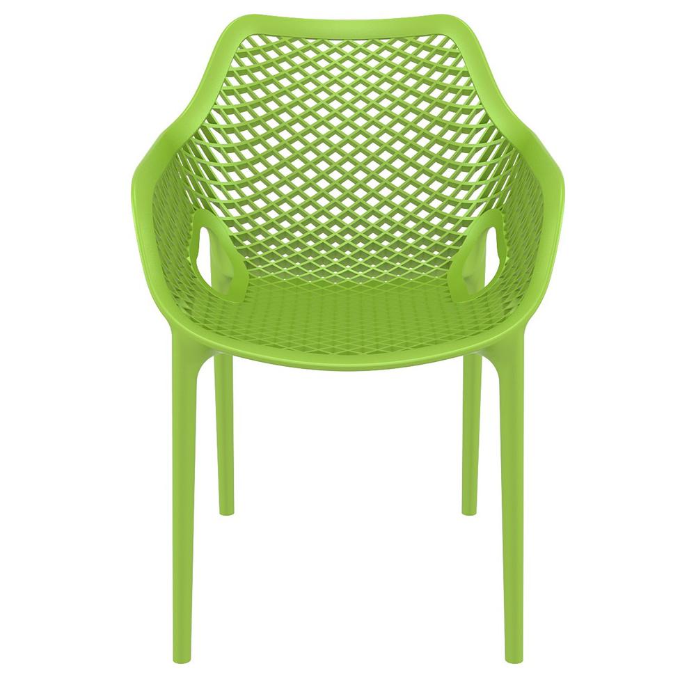 Outdoor Dining Arm Chair, Set of 2, Tropical Green, Belen Kox