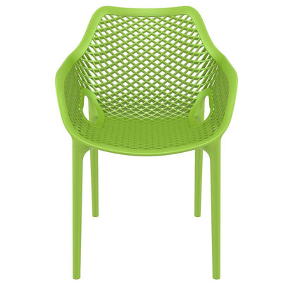 Outdoor Dining Arm Chair, Set of 2, Tropical Green, Belen Kox