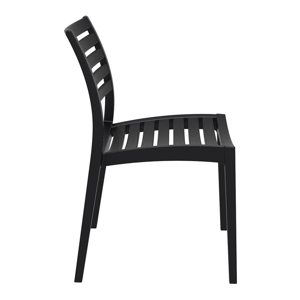 Ares Outdoor Dining Chair Black, Set of 2