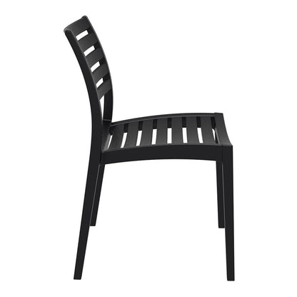 Ares Outdoor Dining Chair Black, Set of 2