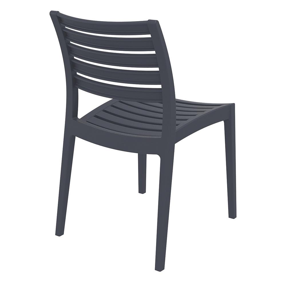 Outdoor Dining Chair, Set of 2, Dark Gray, Belen Kox
