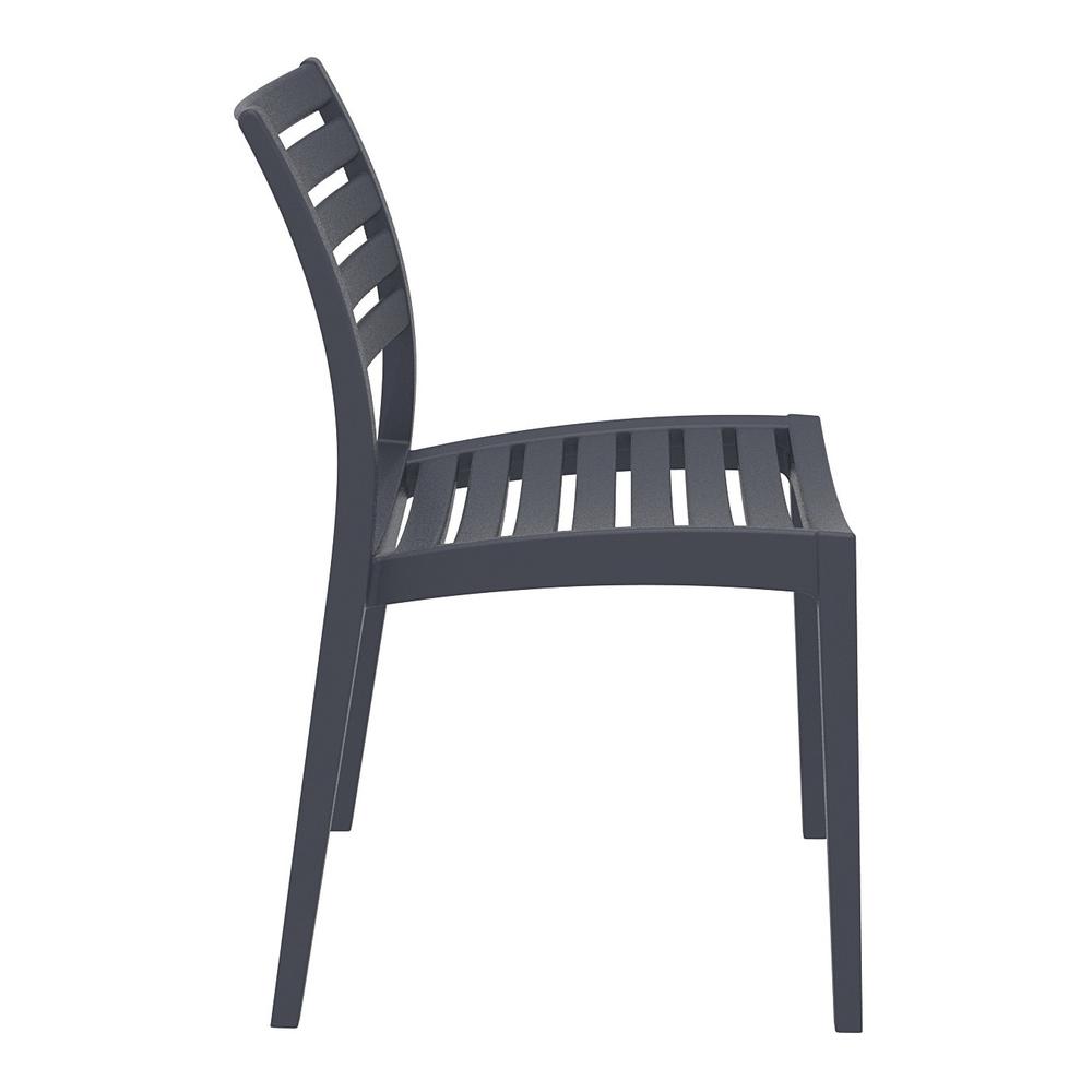 Outdoor Dining Chair, Set of 2, Dark Gray, Belen Kox