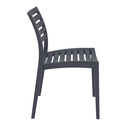 Outdoor Dining Chair, Set of 2, Dark Gray, Belen Kox