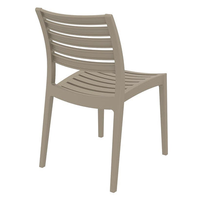 Outdoor Dining Chair, Set of 2, Taupe, Belen Kox