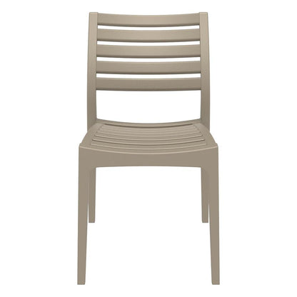 Outdoor Dining Chair, Set of 2, Taupe, Belen Kox