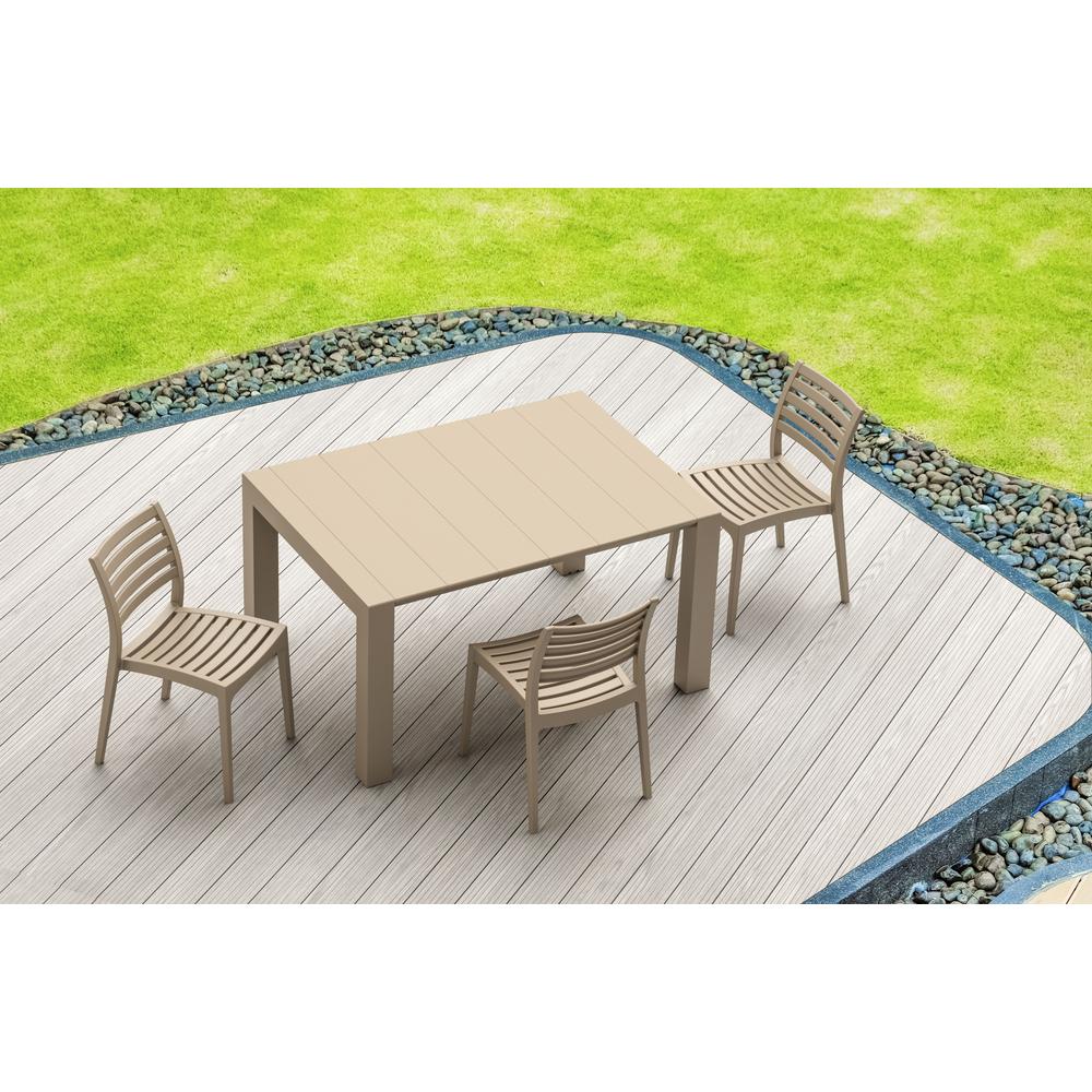 Outdoor Dining Chair, Set of 2, Taupe, Belen Kox