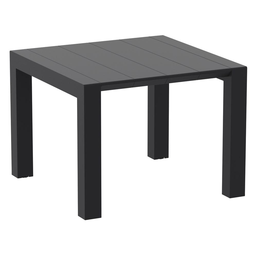 Air Extension Dining Set 5 Piece Black