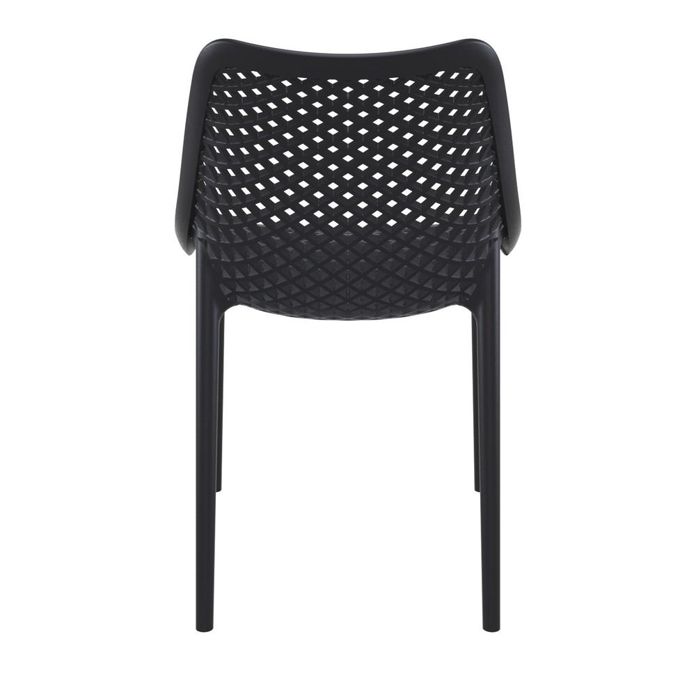 Air Outdoor Dining Chair Black, Set of 2