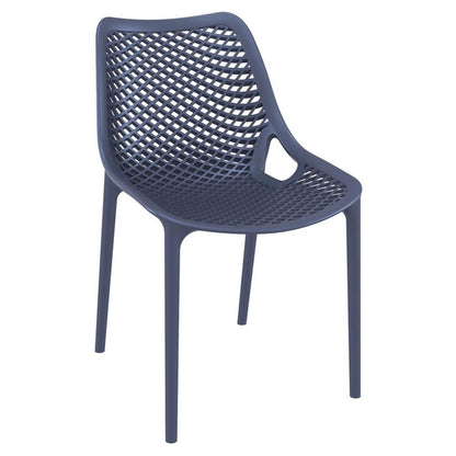 Outdoor Dining Chair, Set of 2, Dark Gray, Belen Kox