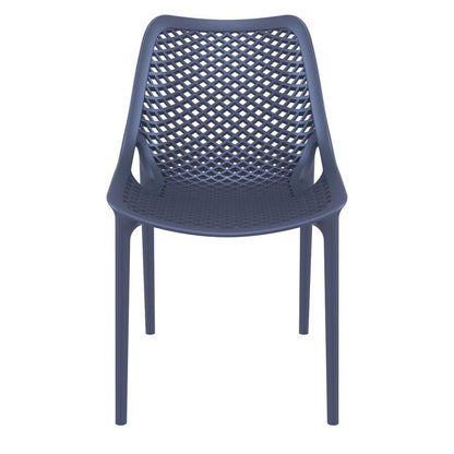 Outdoor Dining Chair, Set of 2, Dark Gray, Belen Kox
