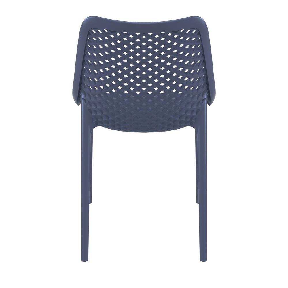 Outdoor Dining Chair, Set of 2, Dark Gray, Belen Kox