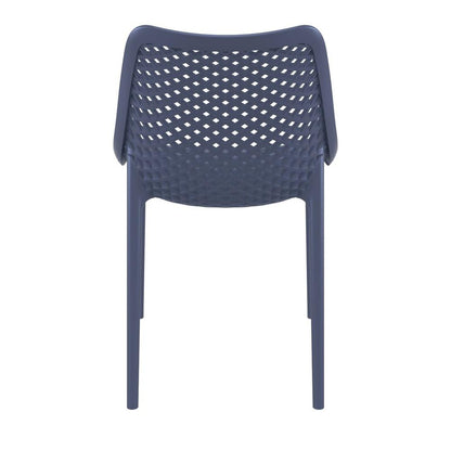 Outdoor Dining Chair, Set of 2, Dark Gray, Belen Kox