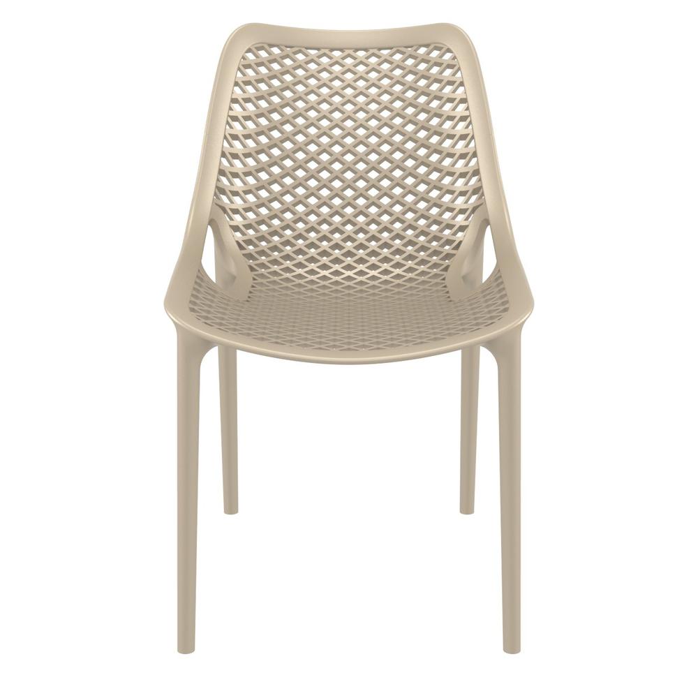Outdoor Dining Chair, Set of 2, Taupe, Belen Kox