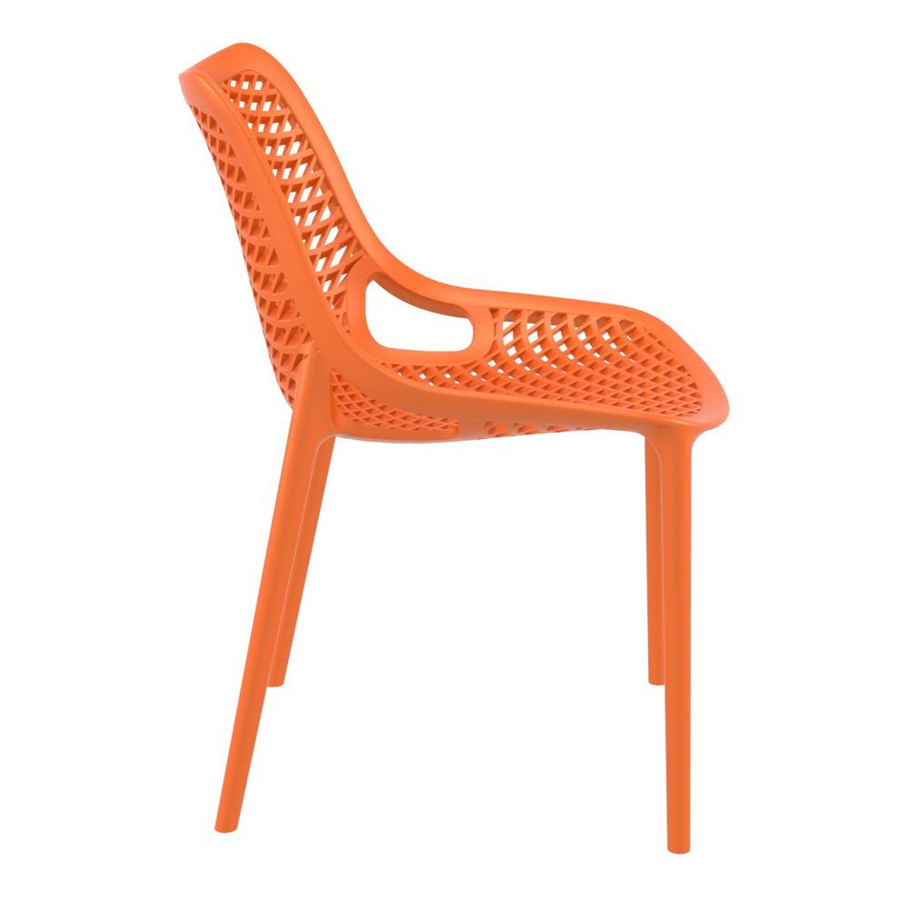 Air Outdoor Dining Chair Orange, Set of 2